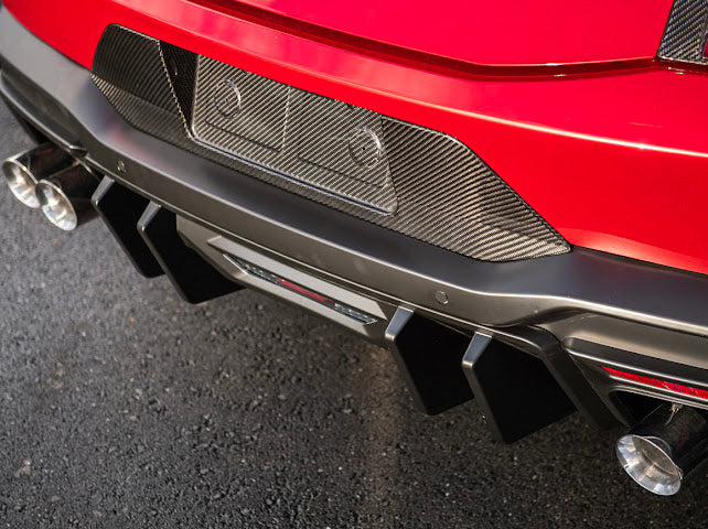 2024+ FORD MUSTANG S650 |  VERSION 2 PACKAGE REAR BUMPER DIFFUSER
